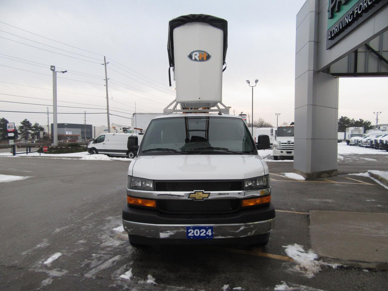 2024 Chevrolet Express 3500 EXTENDED WITH NEW RH38D LADDER BUCKET SYSTEM Photo