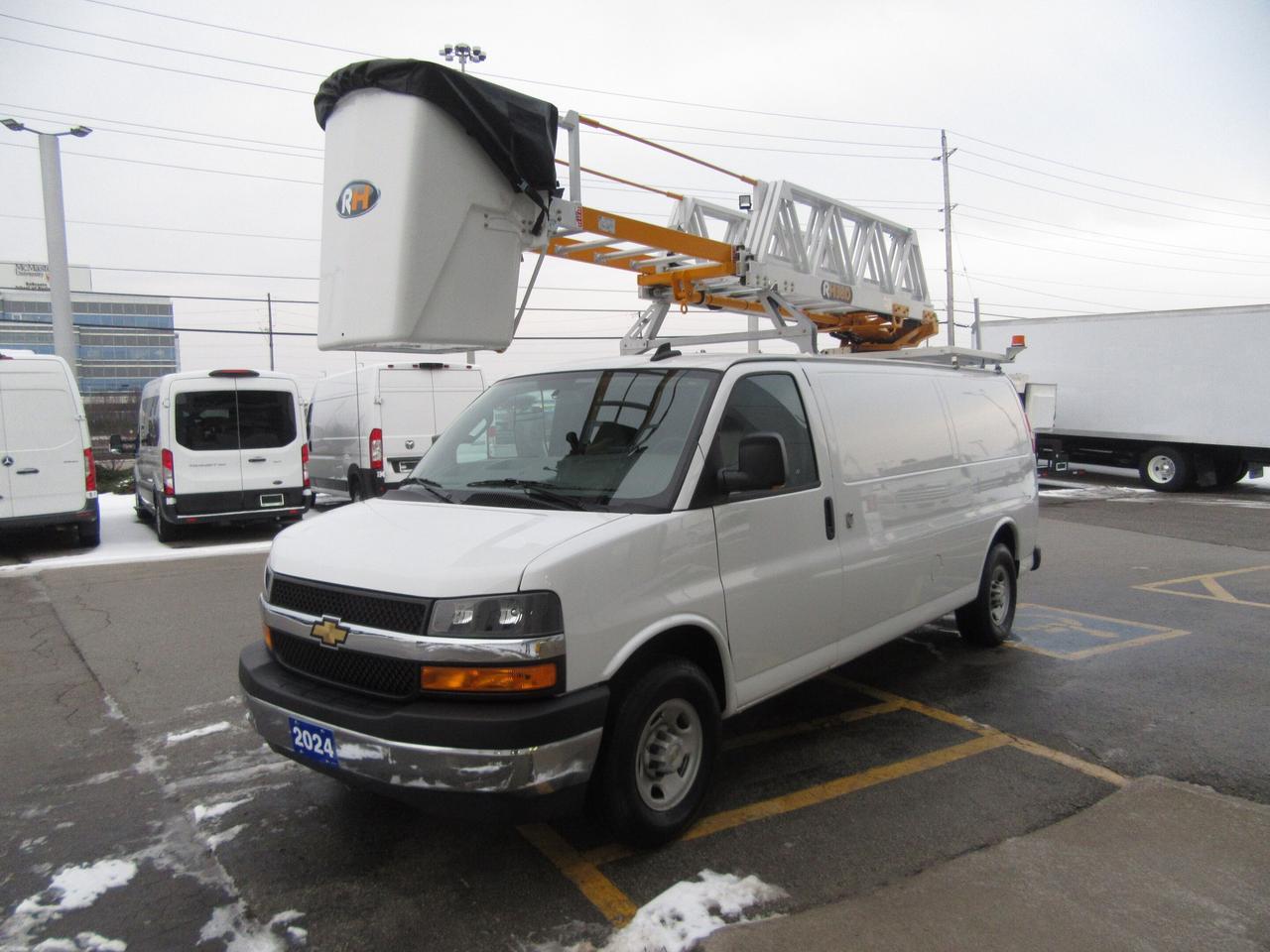 2024 Chevrolet Express 3500 EXTENDED WITH NEW RH38D LADDER BUCKET SYSTEM Photo