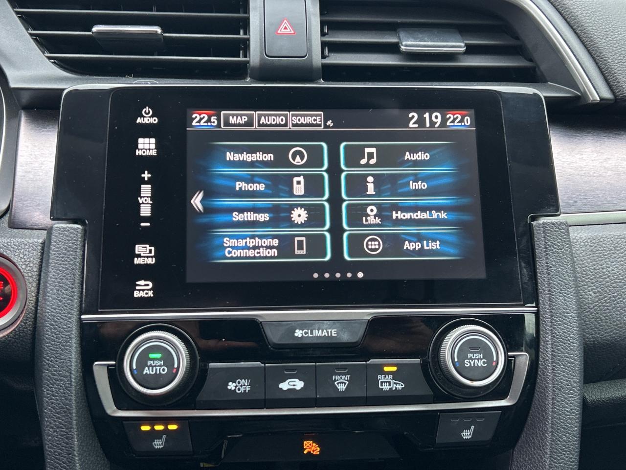 2018 Honda Civic Sedan TOURING,NAVI,SUNROOF, ADAPTIVE CRUISE , CARPLAY Photo