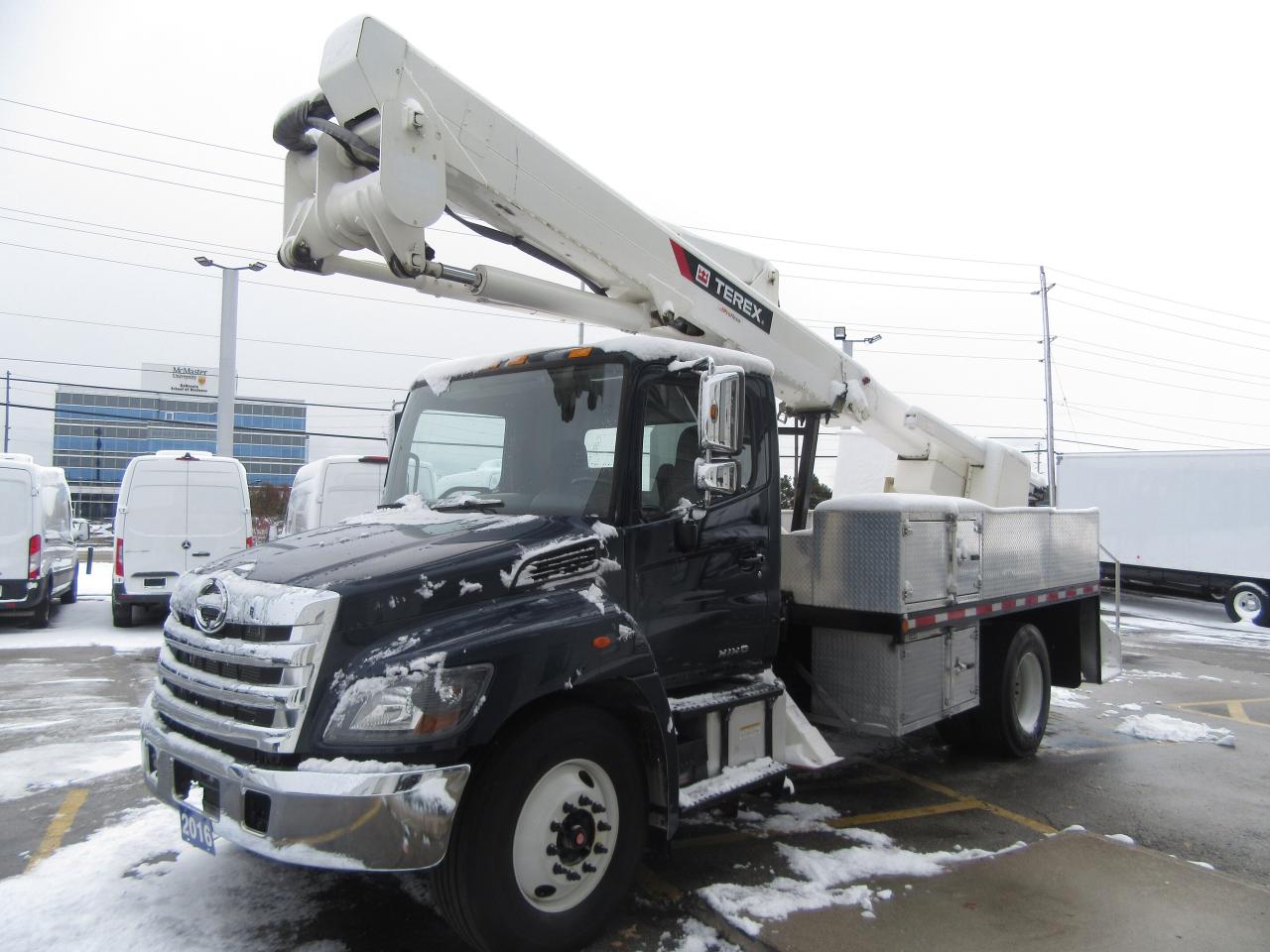 2016 Hino 338 TEREX HI-RANGER TL45 BUCKET TRUCK Photo