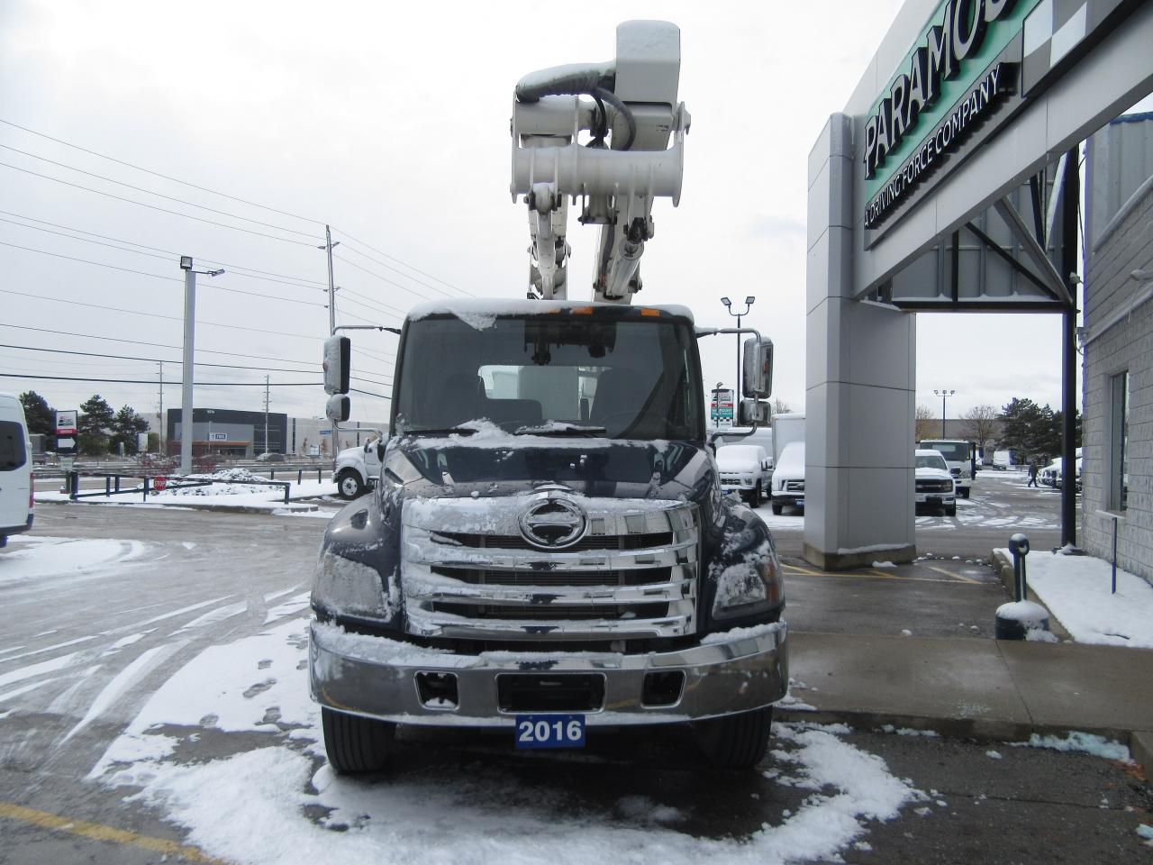 2016 Hino 338 TEREX HI-RANGER TL45 BUCKET TRUCK WITH JIB PACKAGE Photo