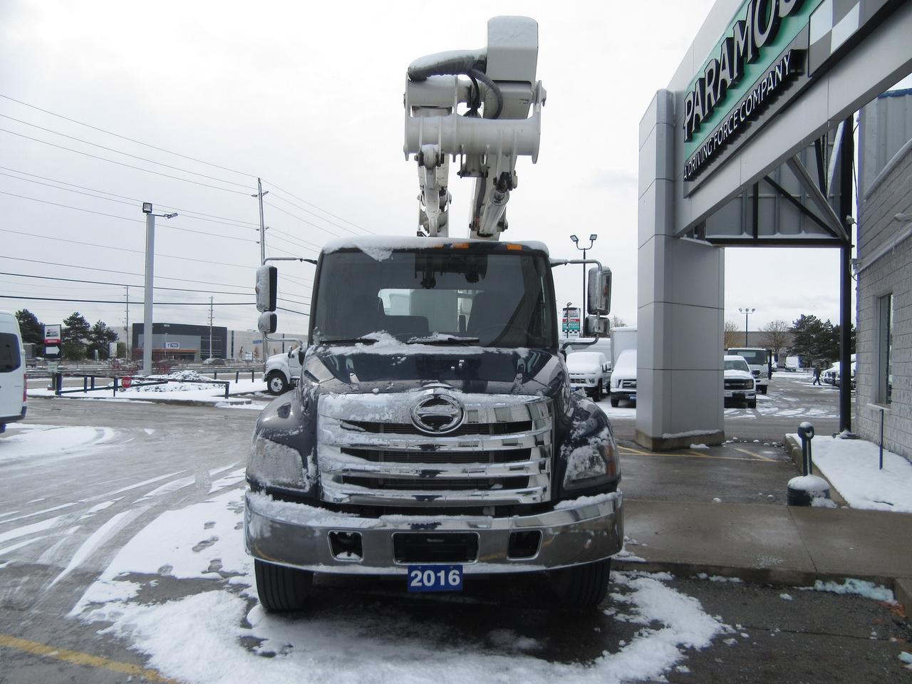 2016 Hino 338 TEREX HI-RANGER TL45 BUCKET TRUCK WITH JIB PACKAGE Photo