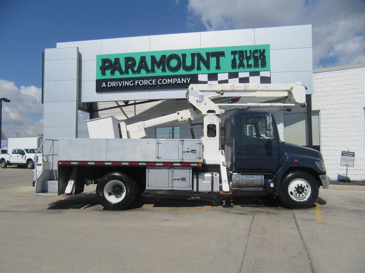 2016 Hino 338 TEREX HI-RANGER TL45 BUCKET TRUCK WITH JIB PACKAGE Photo