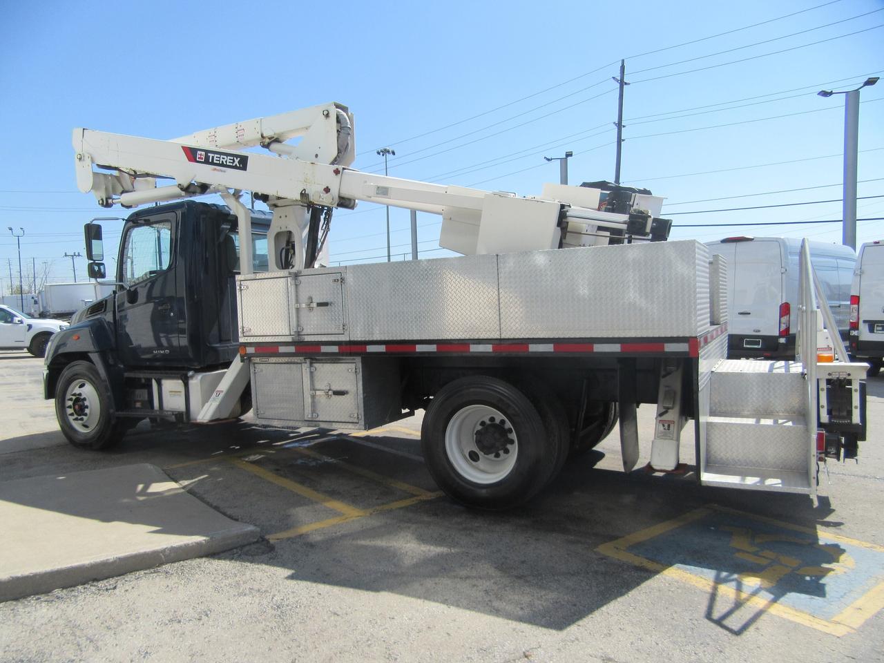 2016 Hino 338 TEREX HI-RANGER TL45 BUCKET TRUCK WITH JIB PACKAGE Photo
