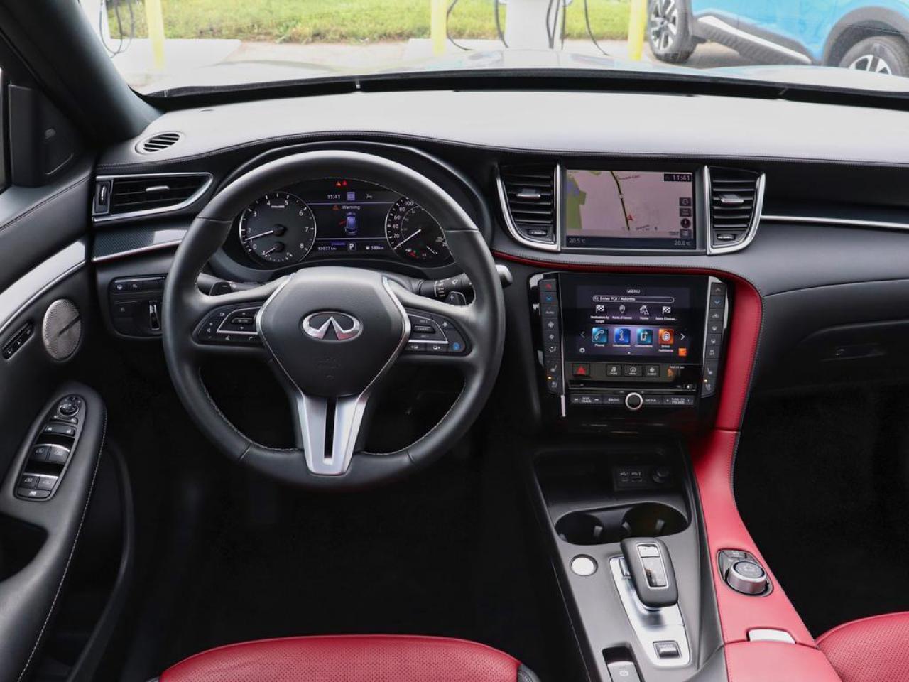 2025 Infiniti QX50 SPORT  2 TONE BLACK AND RED LEATHER! Photo