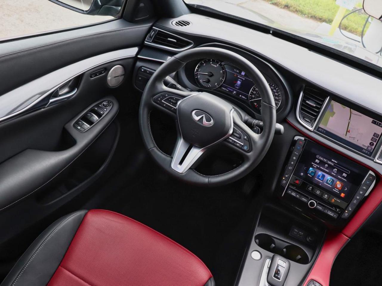 2025 Infiniti QX50 SPORT  2 TONE BLACK AND RED LEATHER! Photo