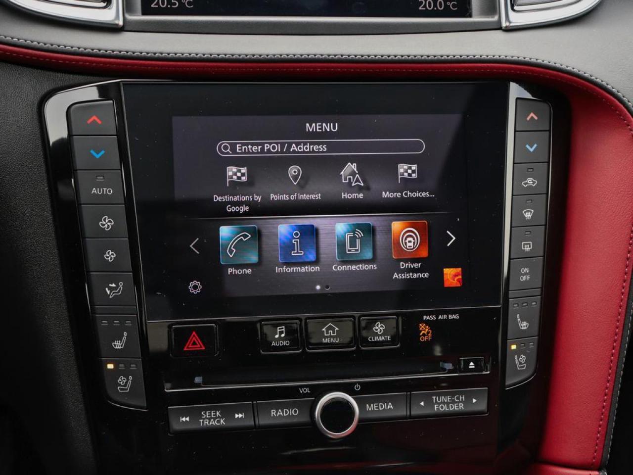 2025 Infiniti QX50 SPORT  2 TONE BLACK AND RED LEATHER! Photo