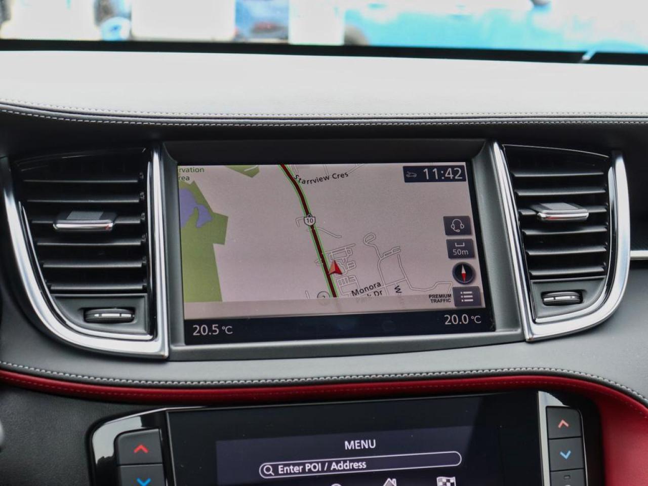 2025 Infiniti QX50 SPORT  2 TONE BLACK AND RED LEATHER! Photo