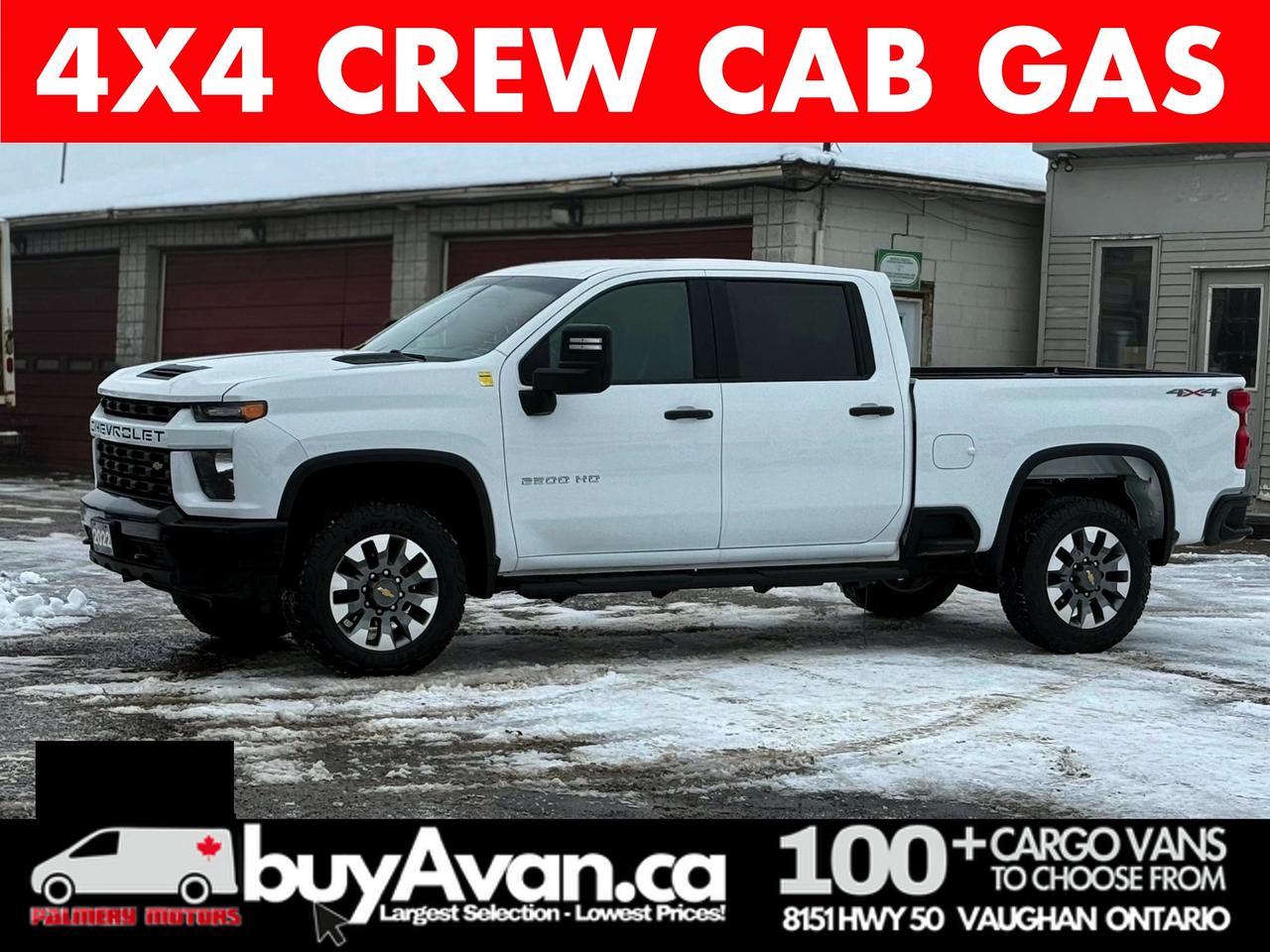 2022 Chevrolet Silverado 2500 Custom 4x4 Crew Cab   Clean Carfax   Certified Photo0