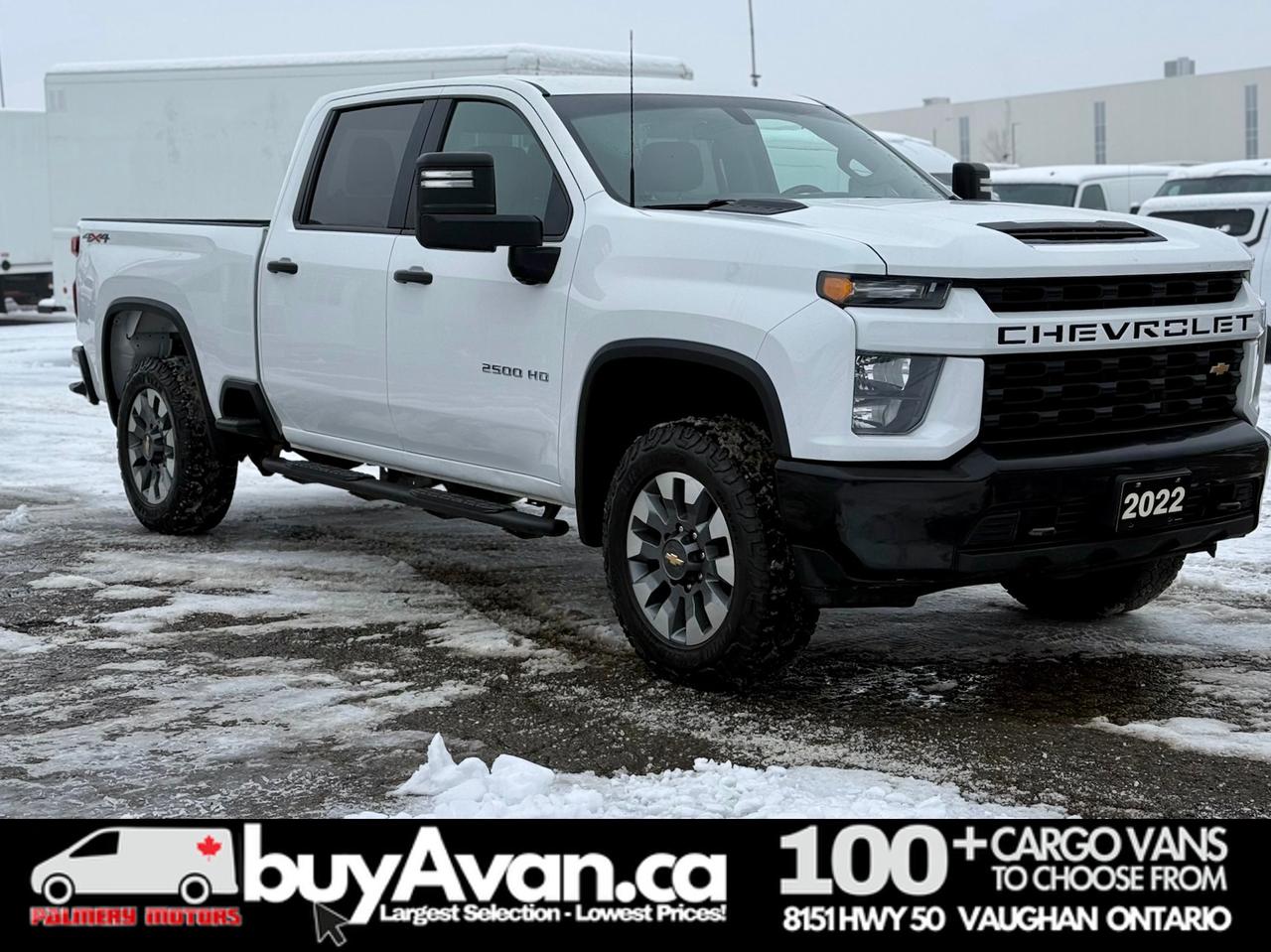 2022 Chevrolet Silverado 2500 Custom 4x4 Crew Cab   Clean Carfax   Certified Photo