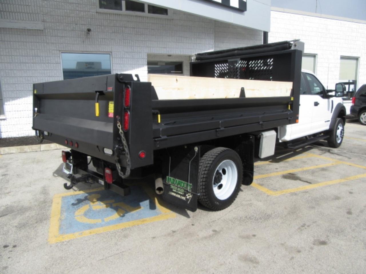 2022 Ford Super Duty F-550 DIESEL CREW CAB 4X4 WITH 12FT STEEL DUMP BOX Photo2