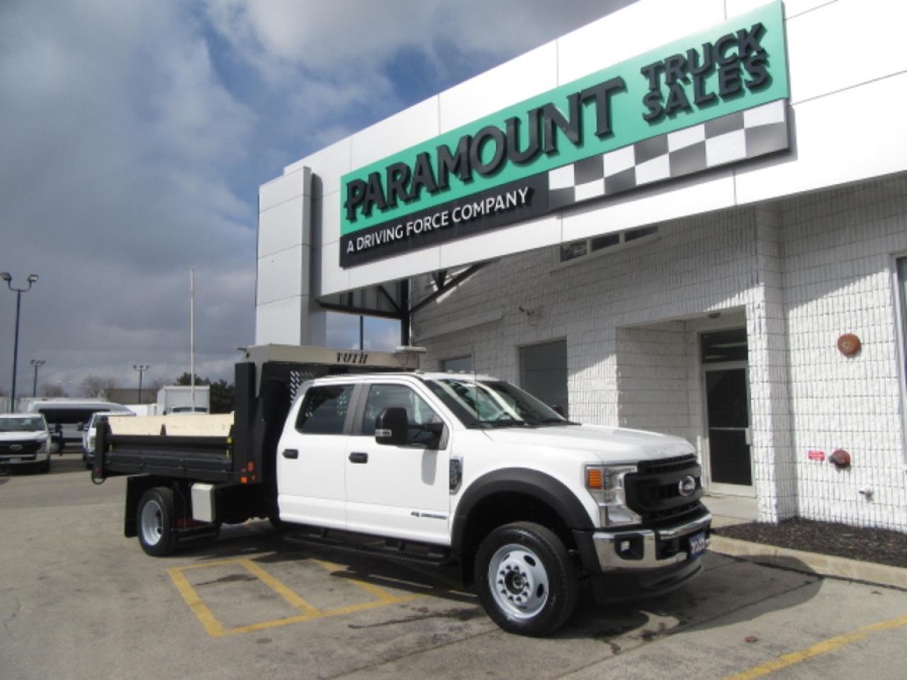 2022 Ford Super Duty F-550 DIESEL CREW CAB 4X4 WITH 12FT STEEL DUMP BOX Photo