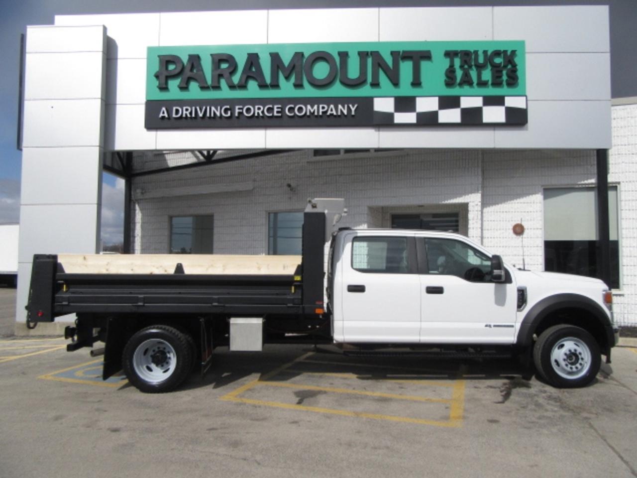 2022 Ford Super Duty F-550 DIESEL CREW CAB 4X4 WITH 12FT STEEL DUMP BOX Photo