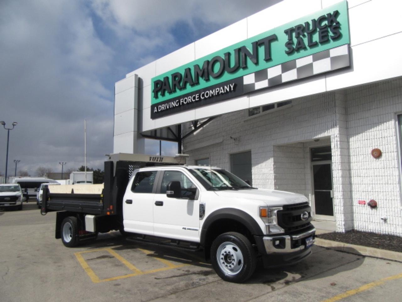 2022 Ford Super Duty F-550 DIESEL CREW CAB 4X4 WITH 12FT STEEL DUMP BOX Photo0