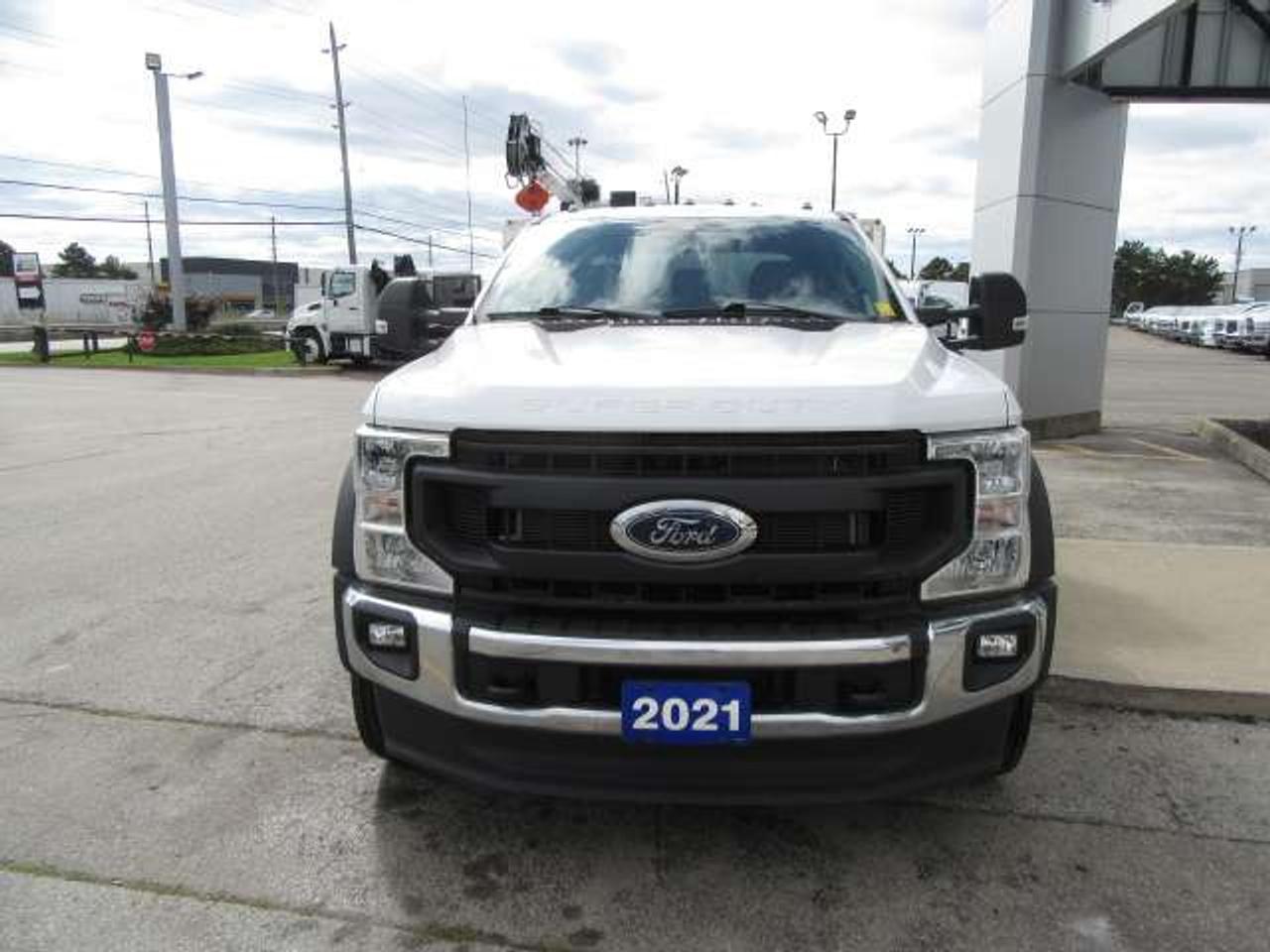 2021 Ford F-550 DIESEL 4X4 CREW CAB NEW SERVICE BODY & CRANE Photo