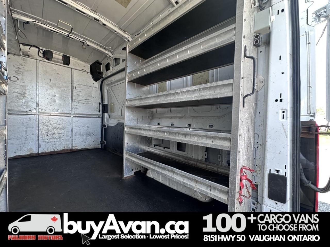 2016 Ford Transit Cargo Van T-350 148" High Roof  Shelves + Divider Photo