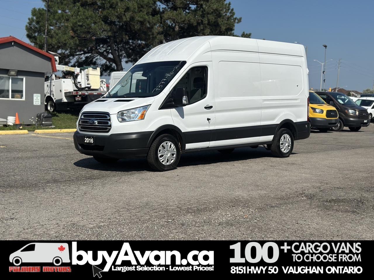 2016 Ford Transit Cargo Van T-350 148" High Roof  Shelves + Divider Photo4