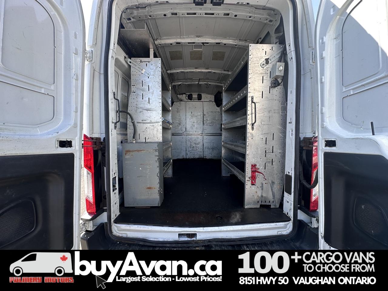 2016 Ford Transit Cargo Van T-350 148" High Roof  Shelves + Divider Photo