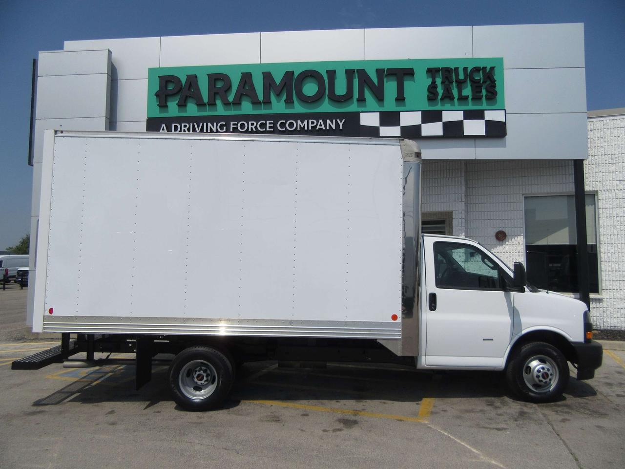 2024 Chevrolet 3500 GAS 14 FT CUBE VAN WITH CUSTOM HIGH BOX & RAMP Photo