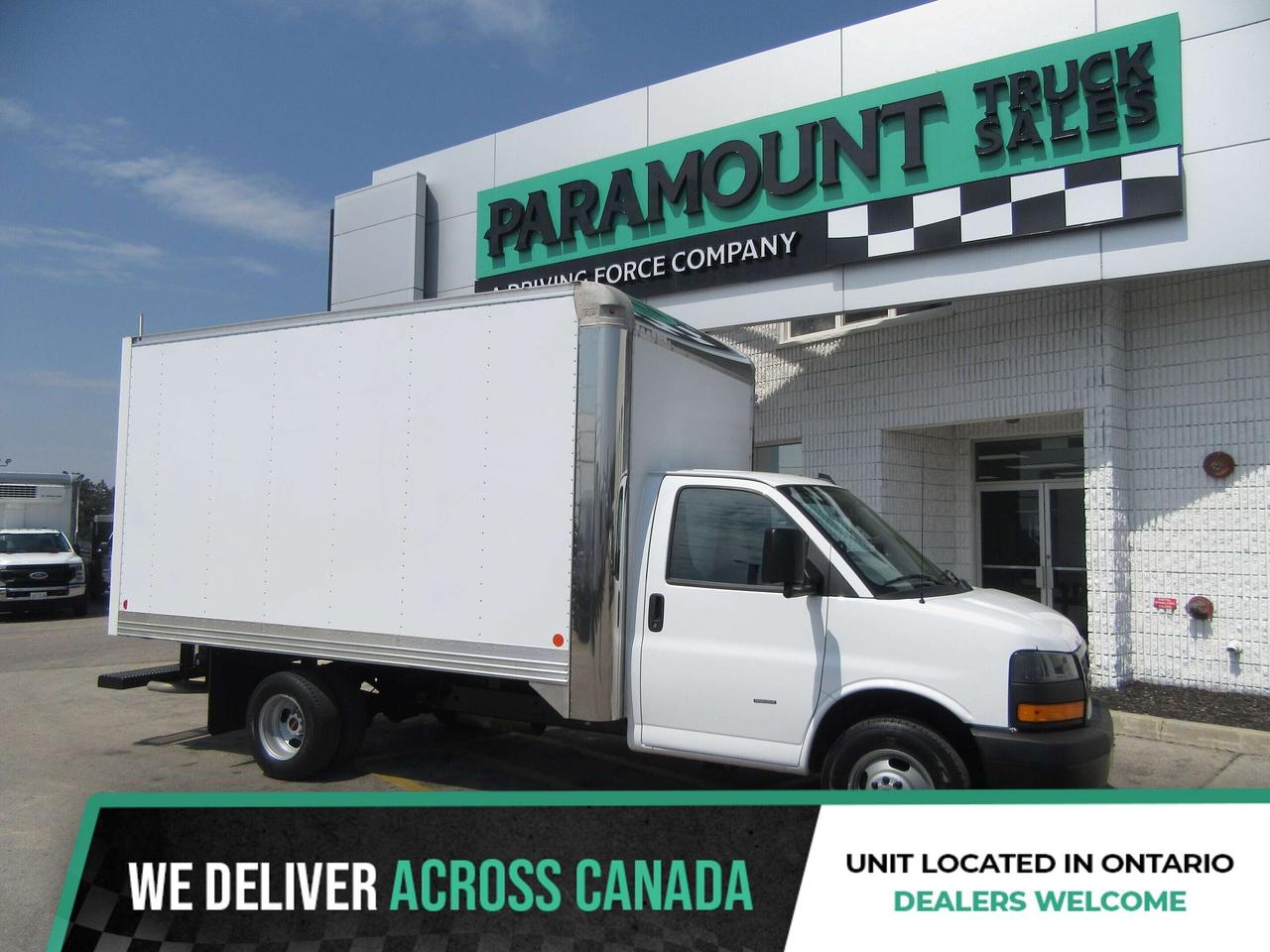 2024 Chevrolet 3500 GAS 14 FT CUBE VAN WITH CUSTOM HIGH BOX & RAMP Photo0