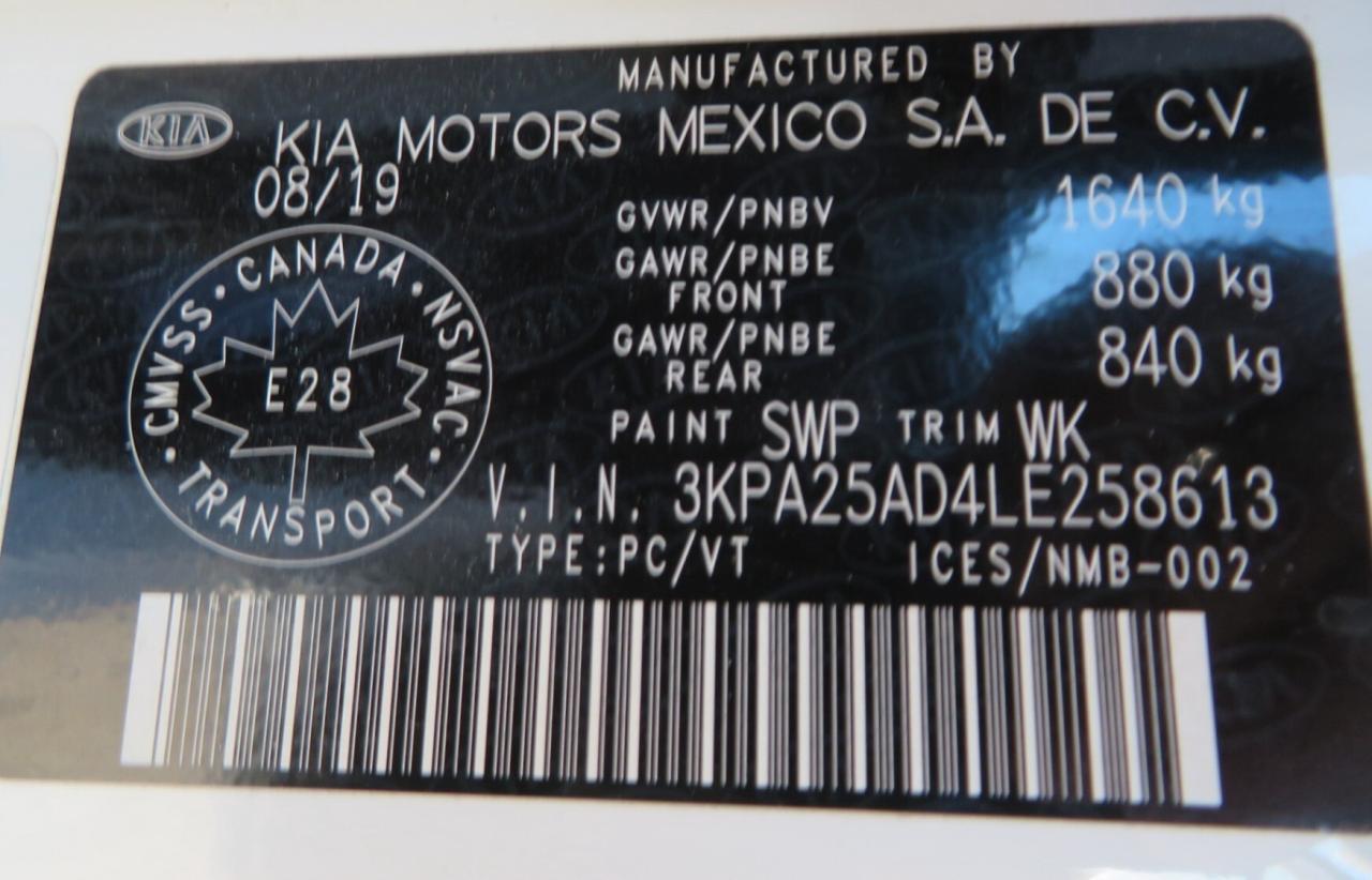 2020 Kia Rio 5-door LX Photo