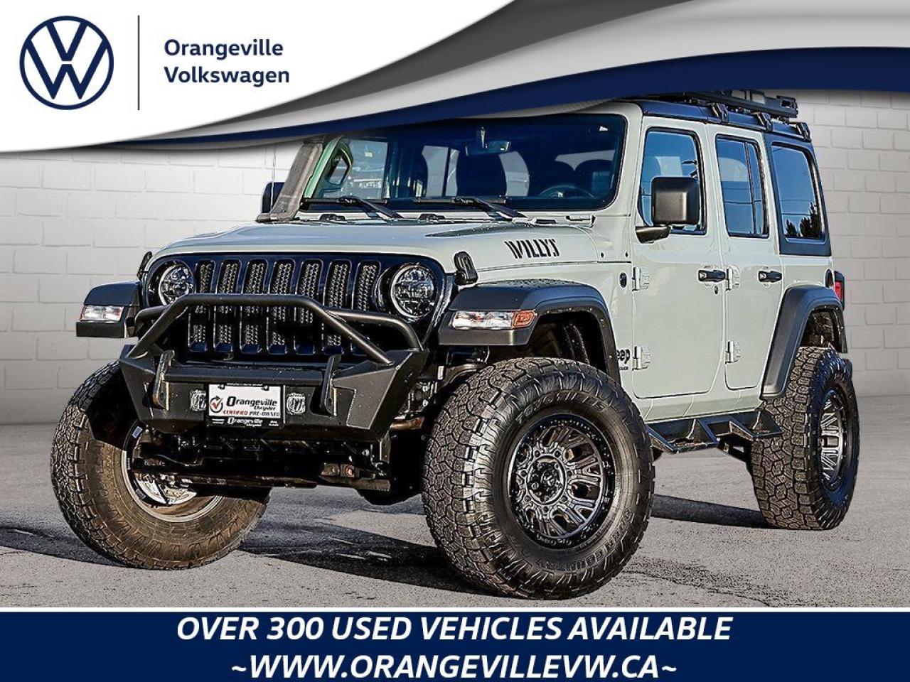 2023 Jeep Wrangler WillysWILLYS, V6, 4X4, NAV, HEATED CLOTH, LIFTED, Photo0