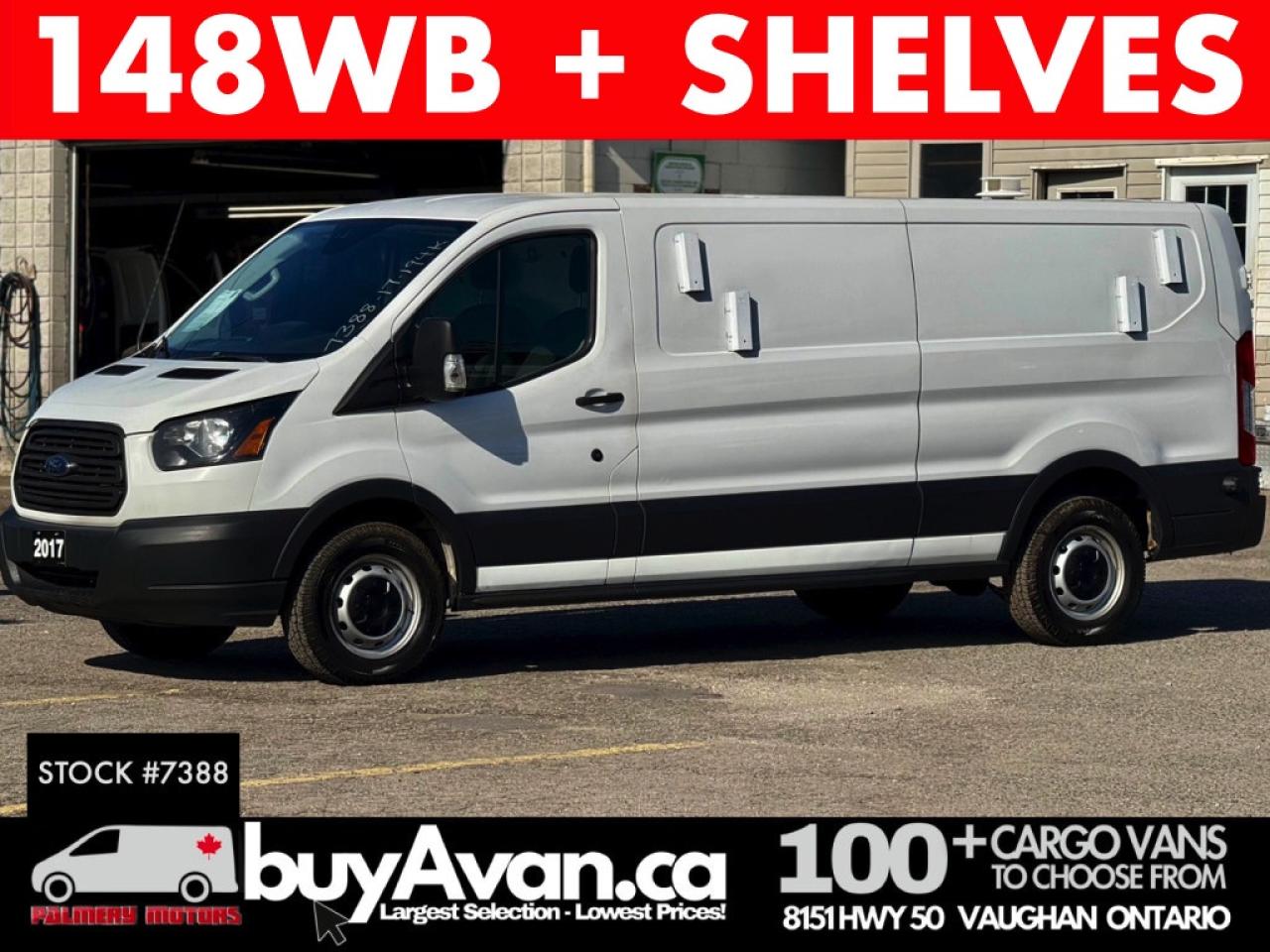 2017 Ford Transit Cargo Van Cargo 148" Low Roof Shelves + Divider Photo