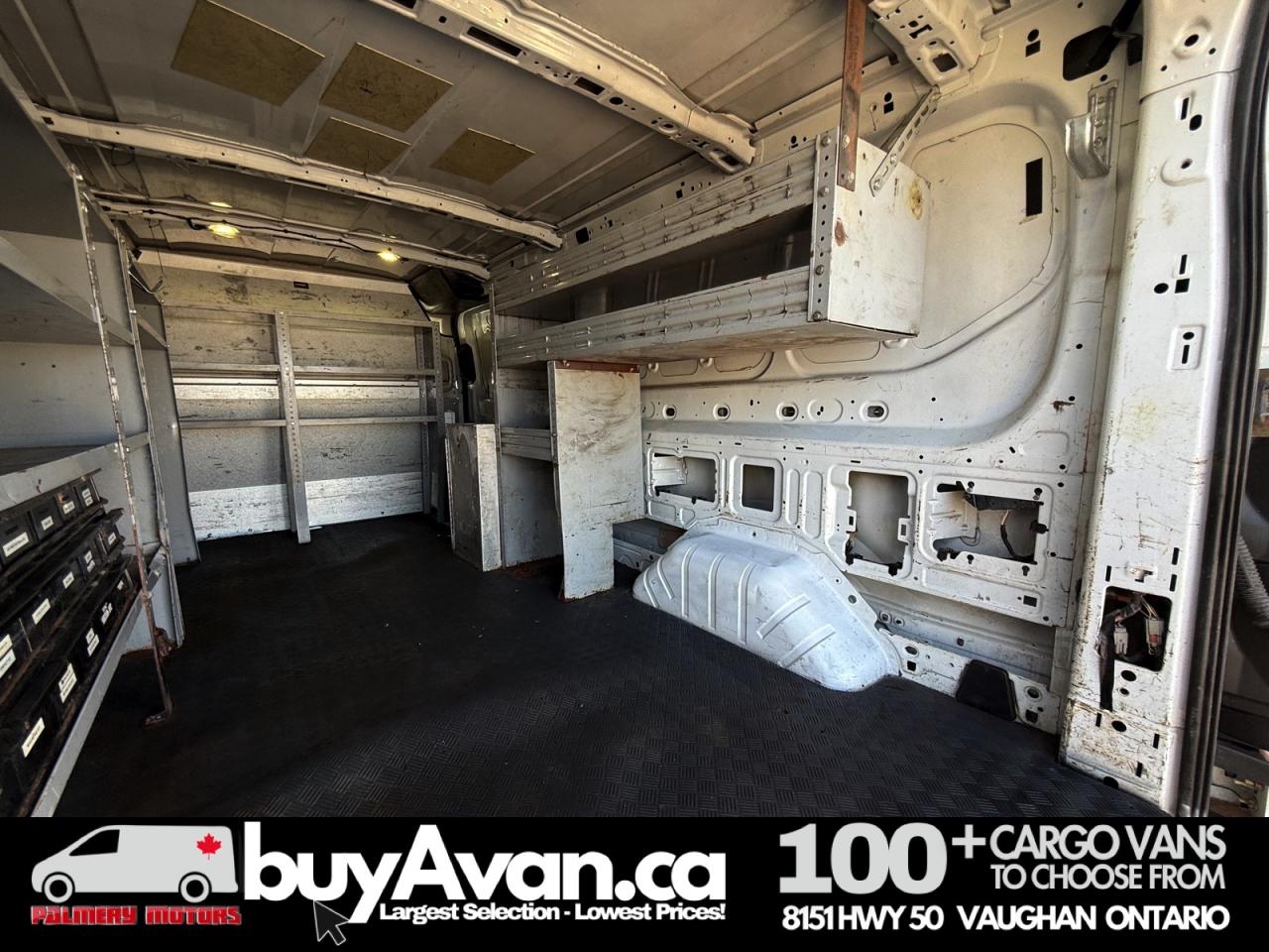 2017 Ford Transit Cargo Van Cargo 148" Low Roof Shelves + Divider Photo