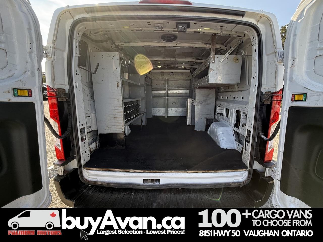 2017 Ford Transit Cargo Van Cargo 148" Low Roof Shelves + Divider Photo