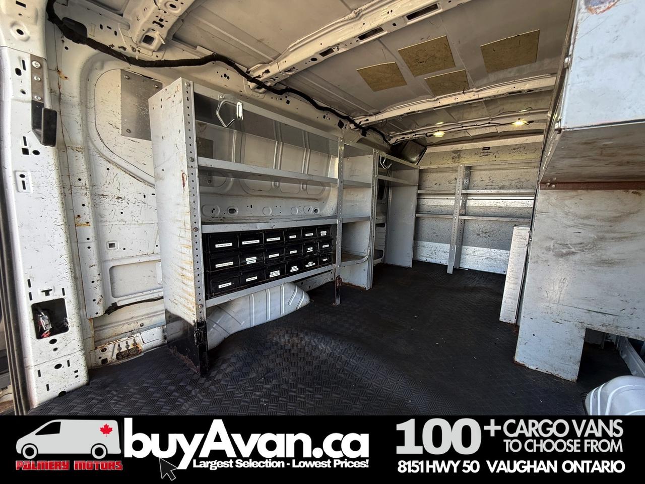 2017 Ford Transit Cargo Van Cargo 148" Low Roof Shelves + Divider Photo