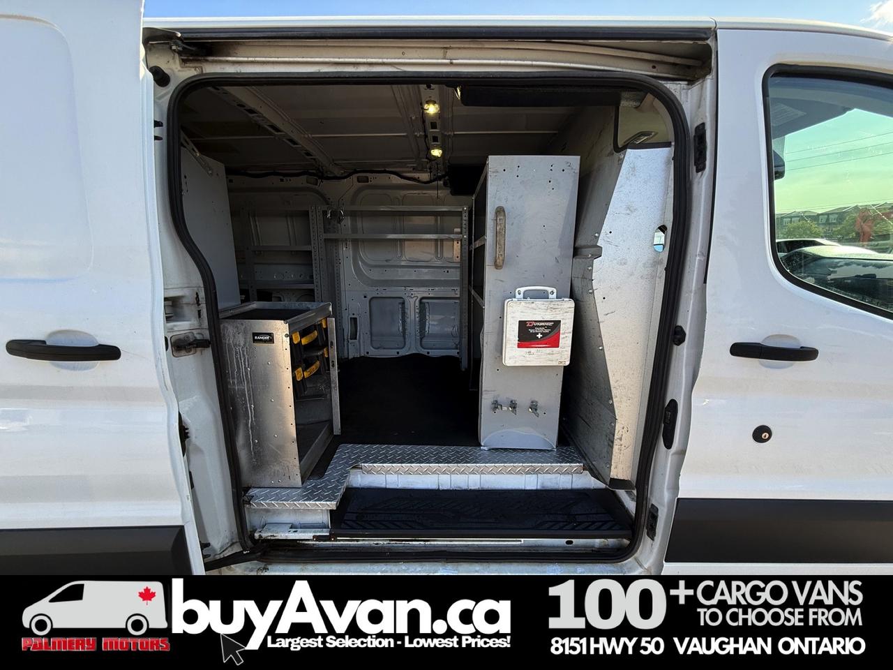 2017 Ford Transit Cargo Van Cargo 148" Low Roof Shelves + Divider Photo