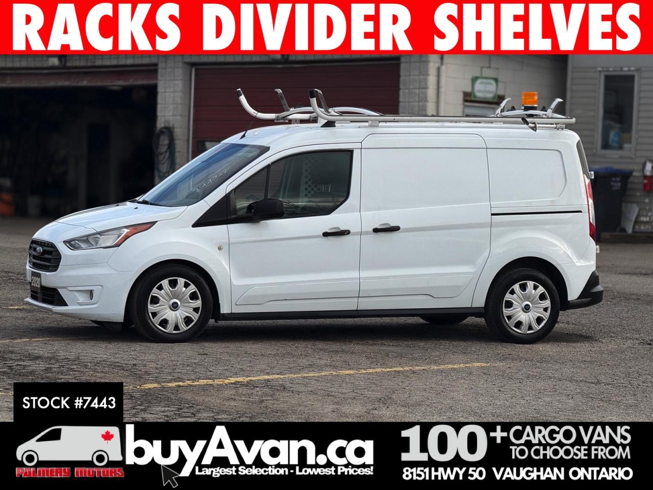 2020 Ford Transit Connect Cargo Van XLT Racks Divider Shelves Photo0