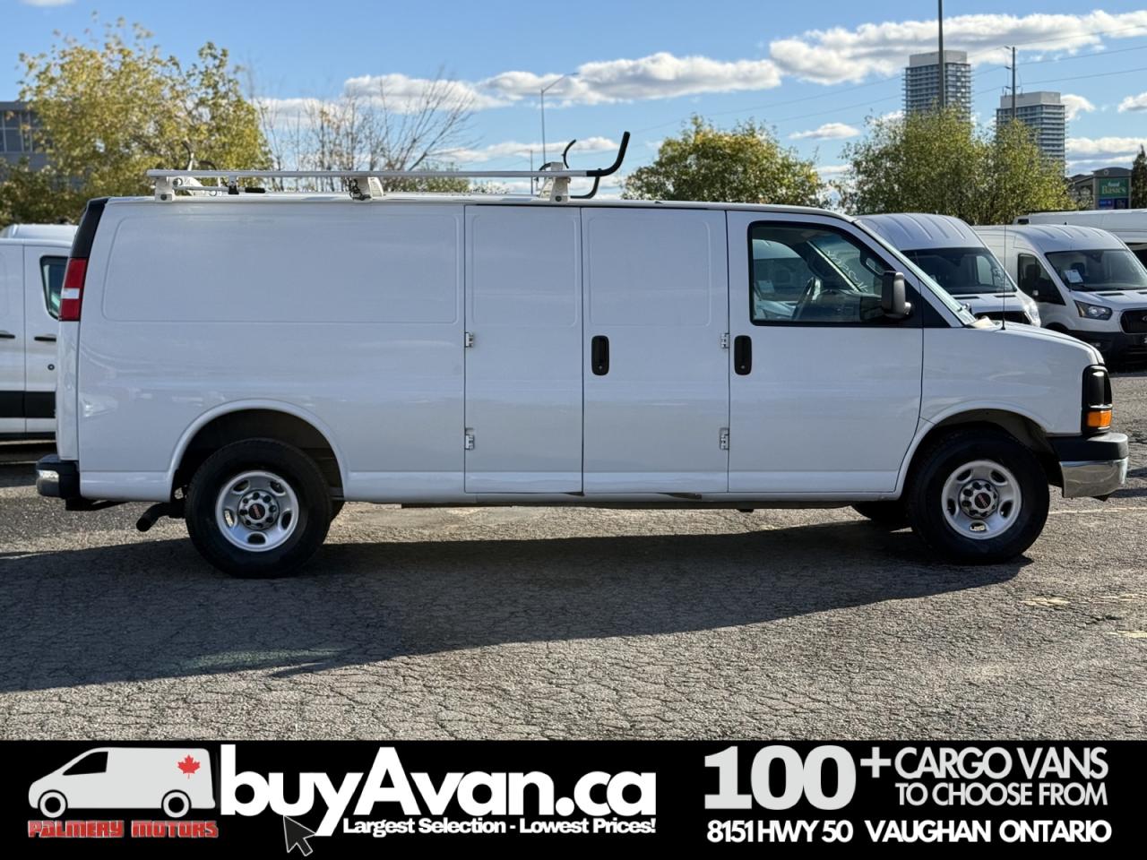 2016 GMC Savana Cargo Van 2500 Extended V8 Racks + Divider Photo