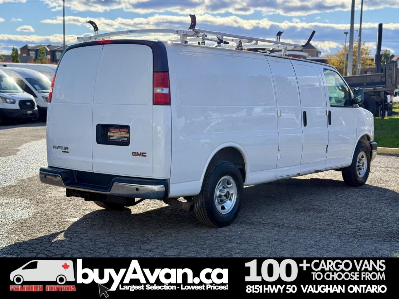 2016 GMC Savana Cargo Van 2500 Extended V8 Racks + Divider Photo