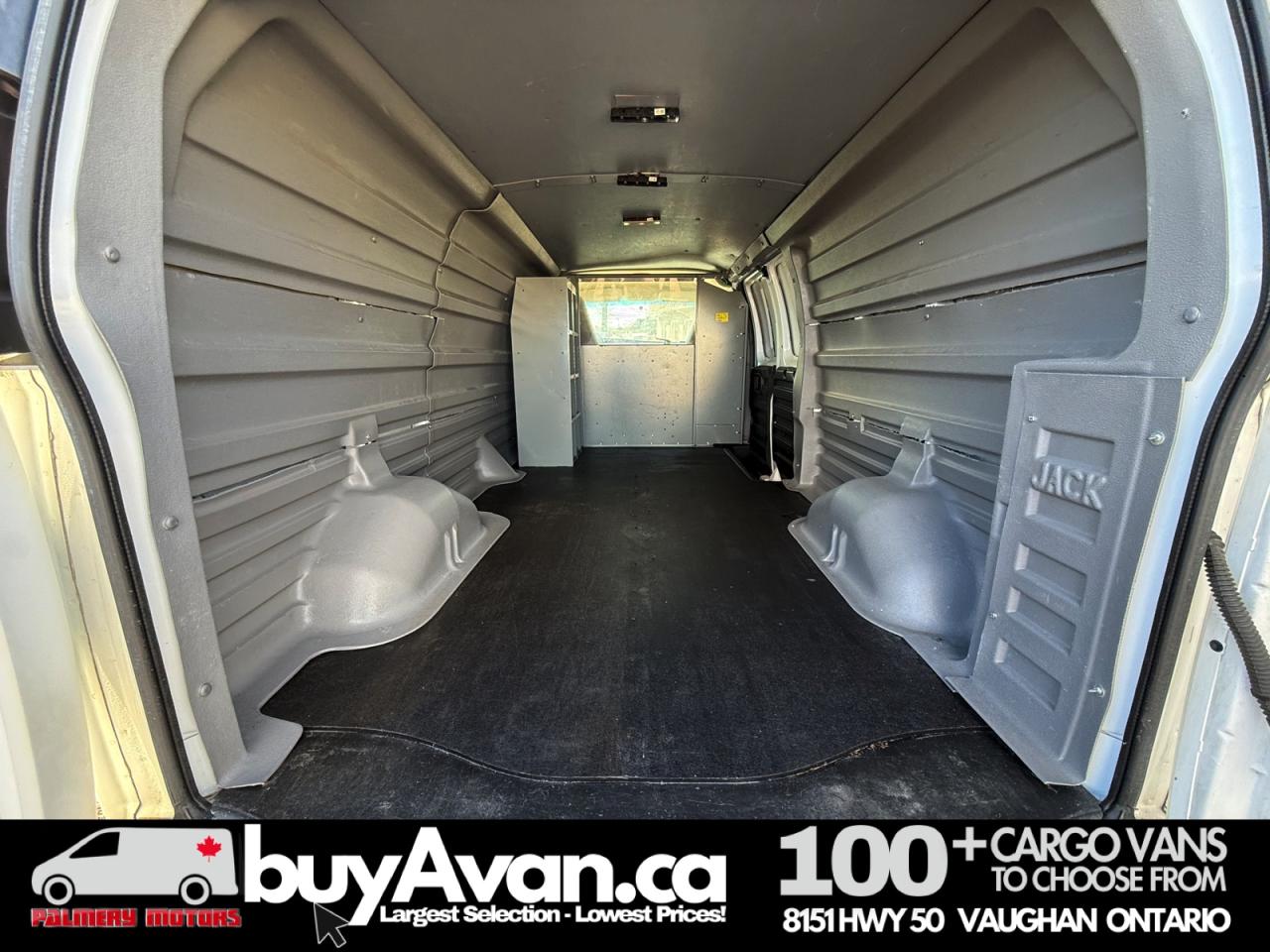 2016 GMC Savana Cargo Van 2500 Extended V8 Racks + Divider Photo