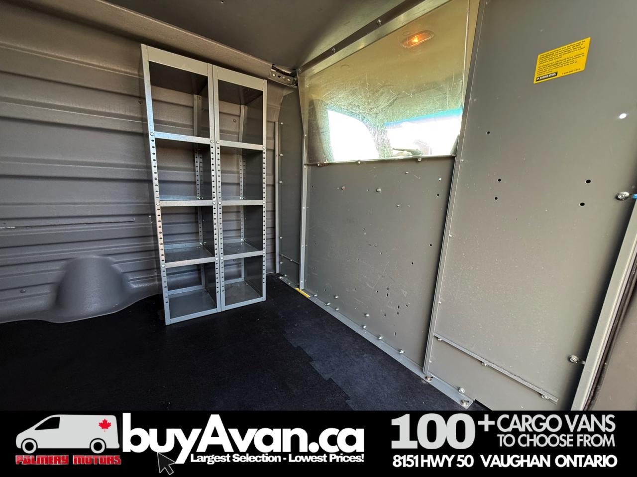 2016 GMC Savana Cargo Van 2500 Extended V8 Racks + Divider Photo