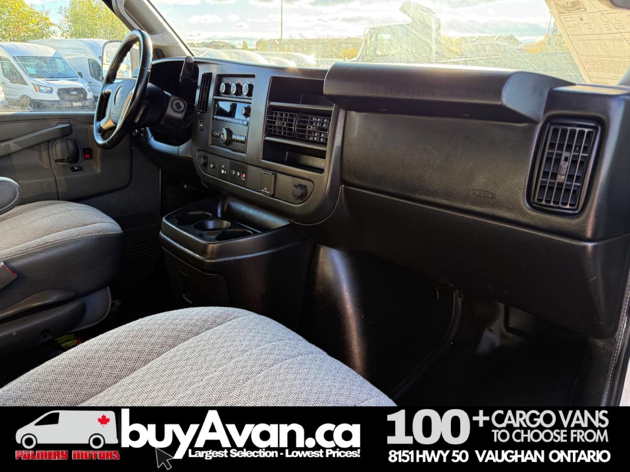 2016 GMC Savana Cargo Van 2500 Extended V8 Racks + Divider Photo