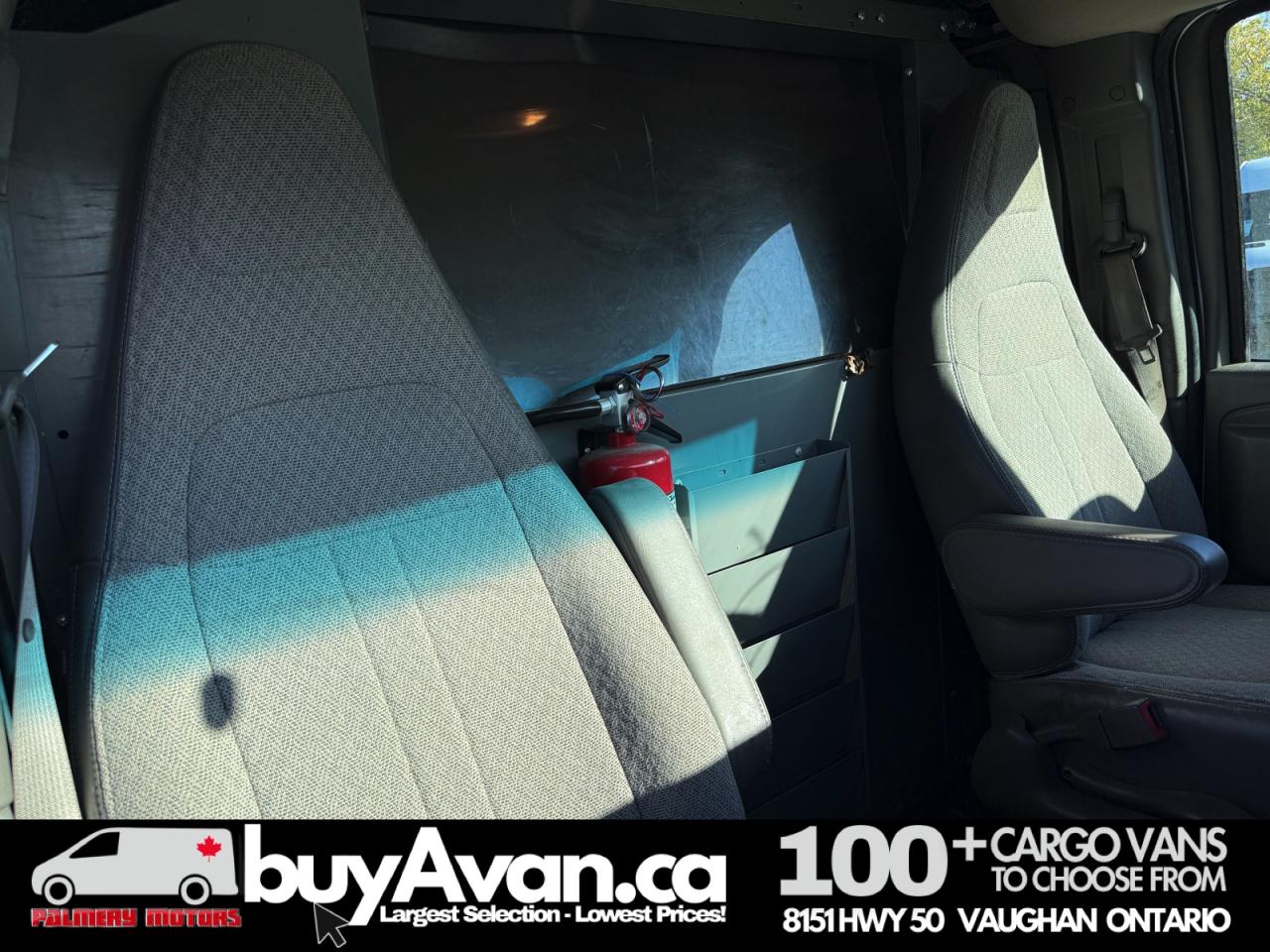 2016 GMC Savana Cargo Van 2500 Extended V8 Racks + Divider Photo