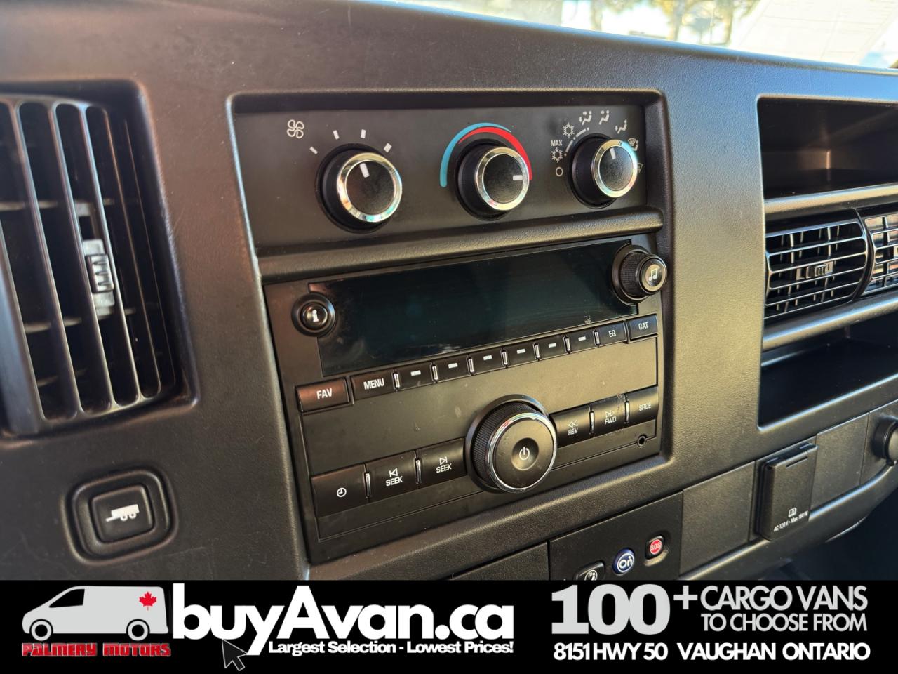 2016 GMC Savana Cargo Van 2500 Extended V8 Racks + Divider Photo