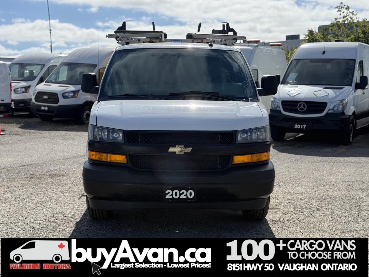 2020 GMC Savana Cargo Van 2500 + Racks Shelves Divider Photo