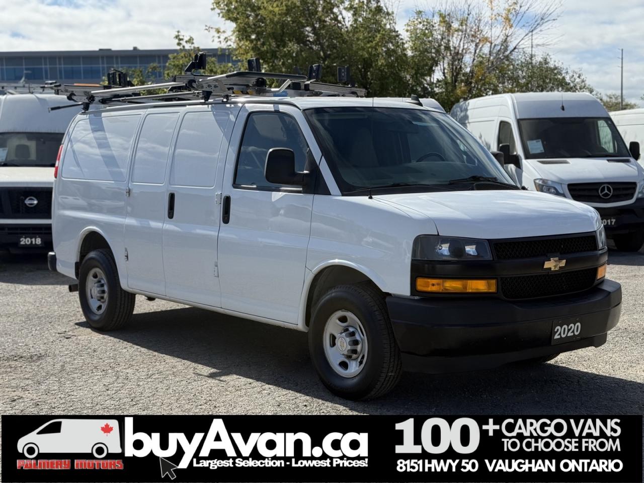 2020 GMC Savana Cargo Van 2500 + Racks Shelves Divider Photo
