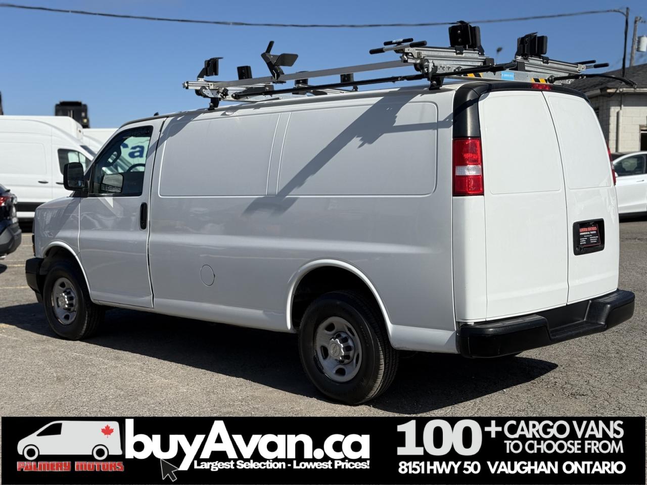 2020 GMC Savana Cargo Van 2500 + Racks Shelves Divider Photo
