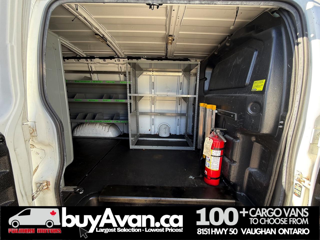 2020 GMC Savana Cargo Van 2500 + Racks Shelves Divider Photo