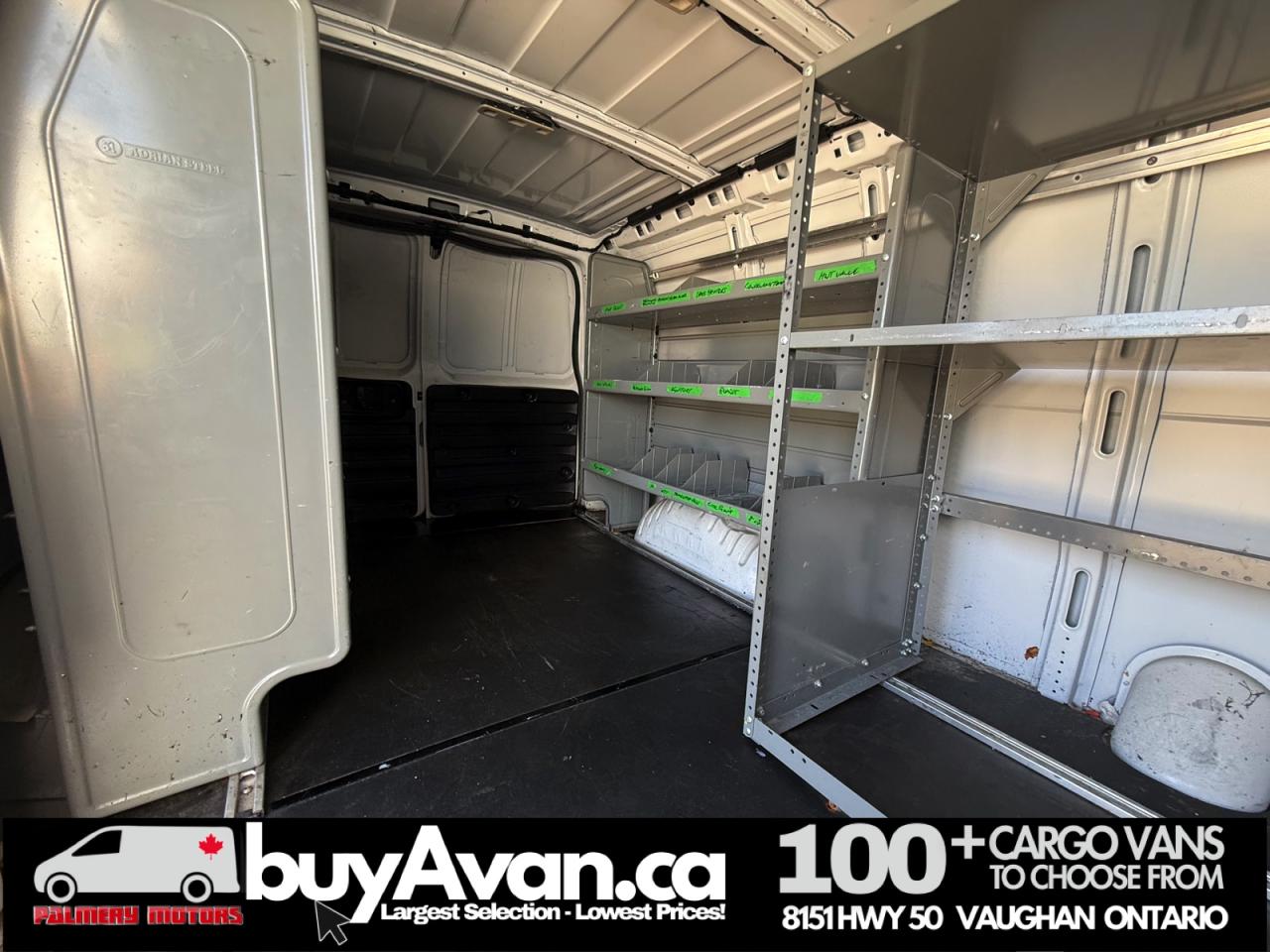 2020 GMC Savana Cargo Van 2500 + Racks Shelves Divider Photo