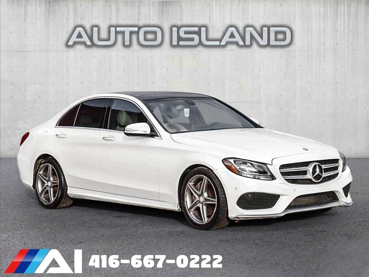 2015 Mercedes-Benz C-Class C 300 4MATIC, NO ACCIDENT, Navigation, Sunroof, Le Photo0