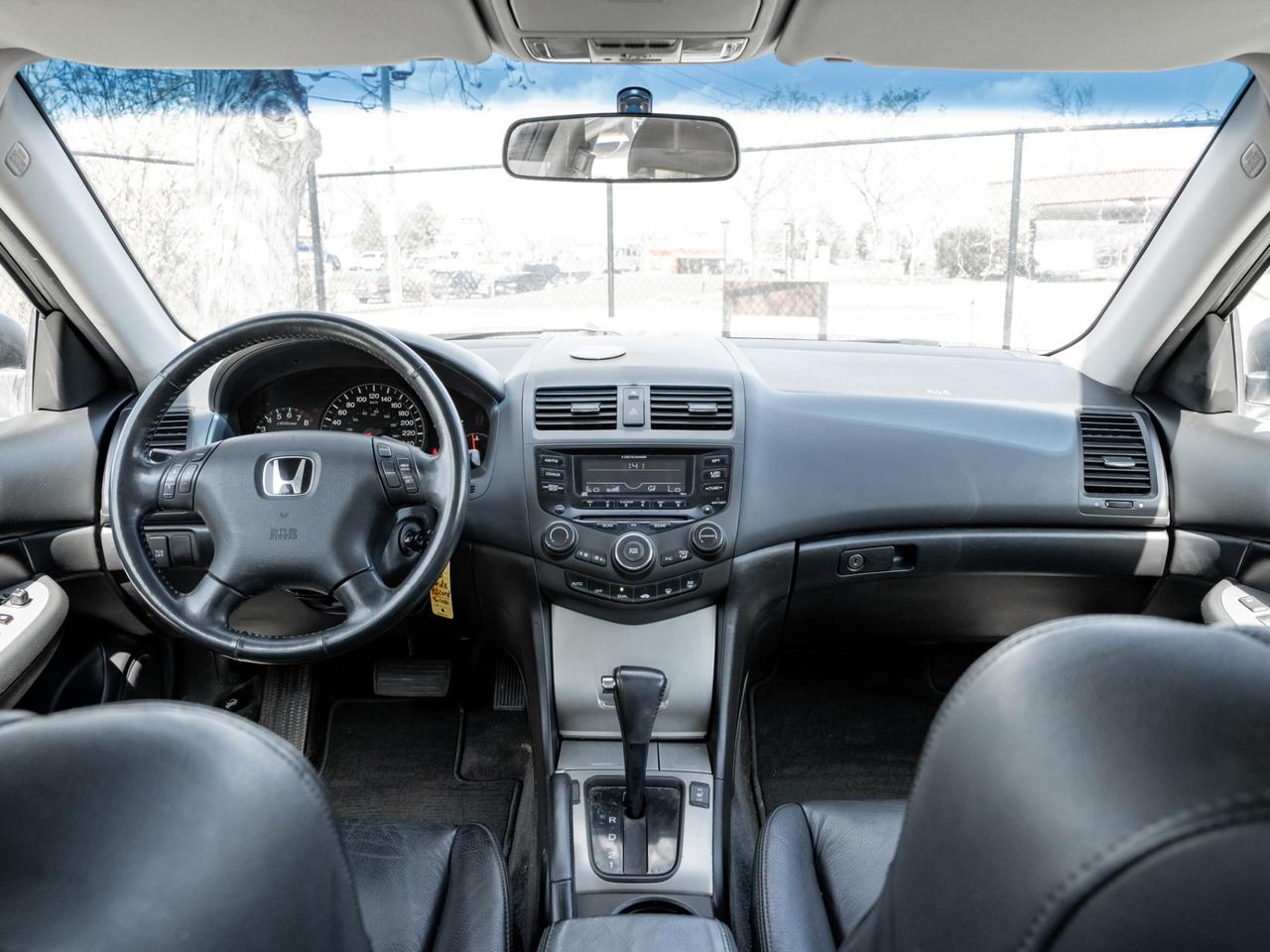 2005 Honda Accord EX-L V6 -Dealer Serviced-Leather-Sunroof-Heated Se Photo
