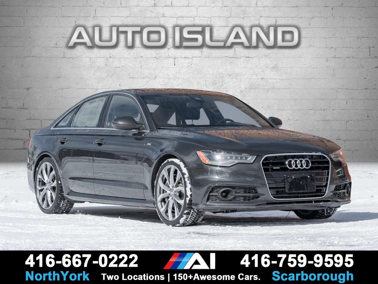 2012 Audi A6 S-Line quattro 3.0T Premium Plus, NAVIGATION, CAMERA, FULL SERVICE RECORDS Photo0