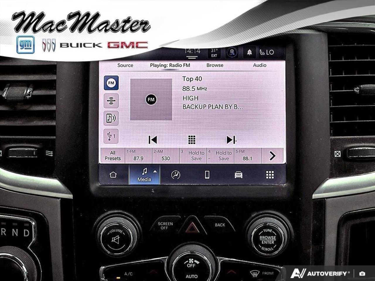 2022 RAM 1500 Classic SLTSLT BLACK, CREW, 4X4, HEMI, HEATED CLOTH, 1-OWN Photo