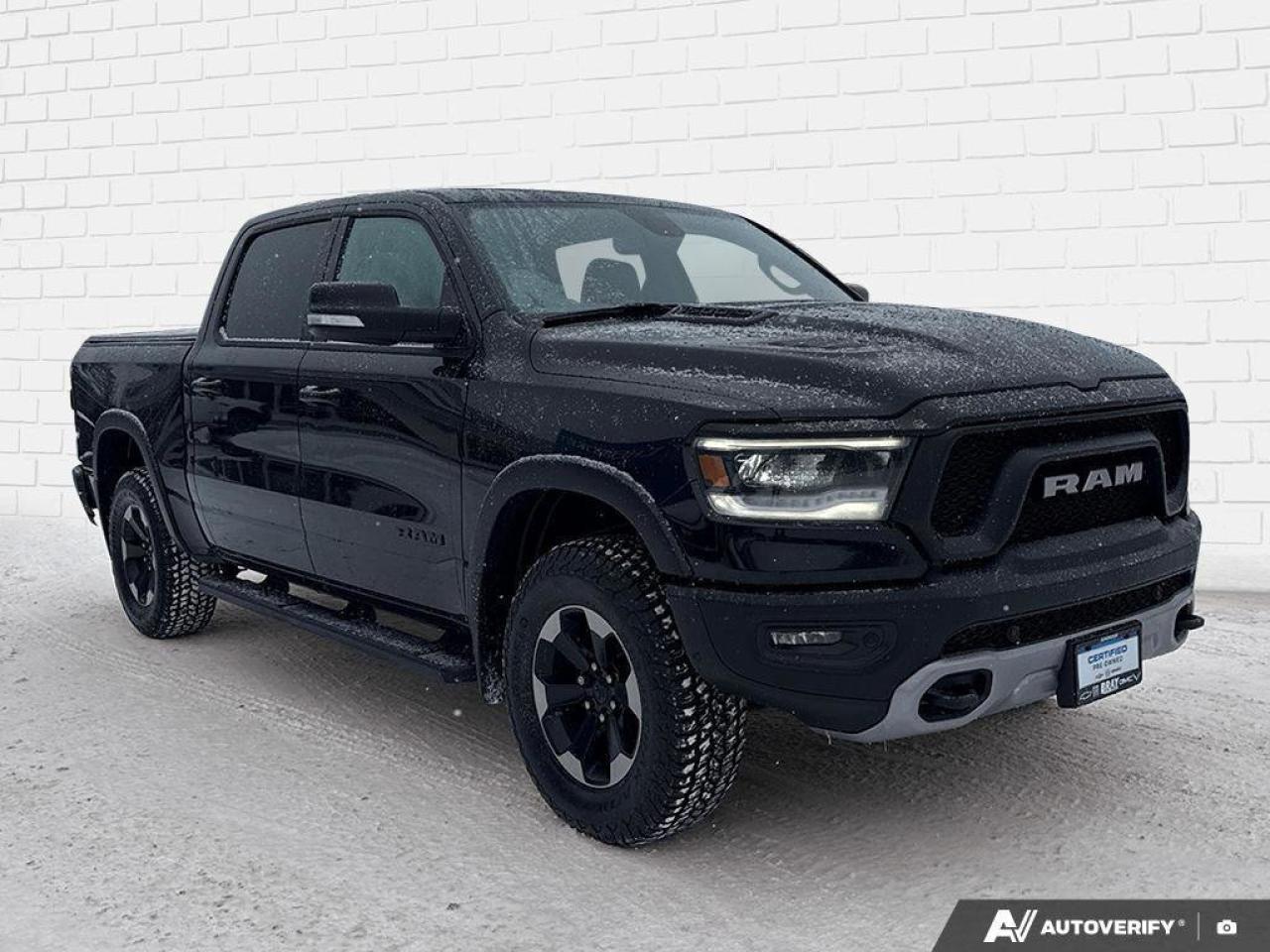 2019 RAM 1500 Rebel SPRAY IN BEDLINER   TONNEAU COVER   RUNNING Photo