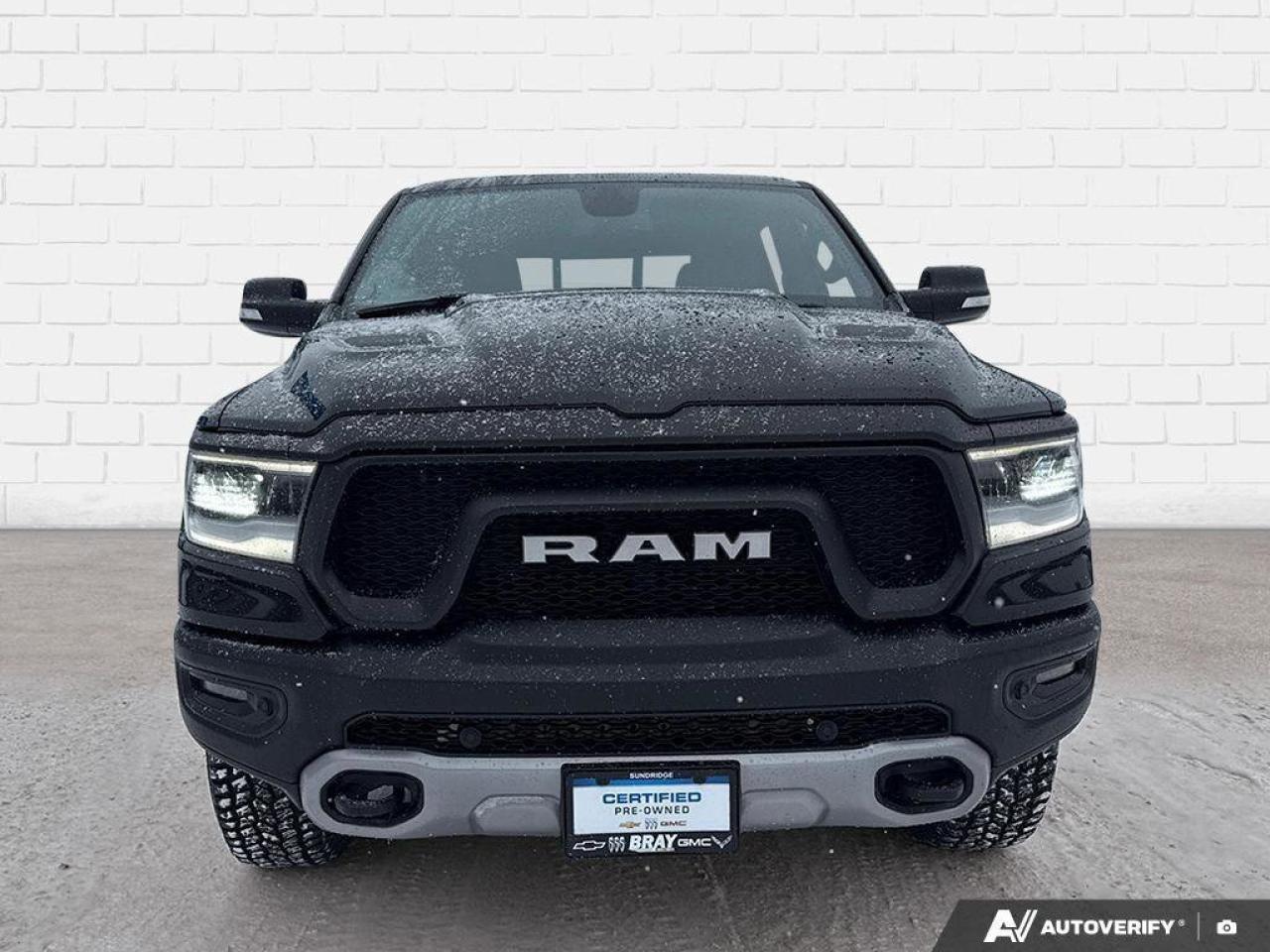 2019 RAM 1500 Rebel SPRAY IN BEDLINER   TONNEAU COVER   RUNNING Photo